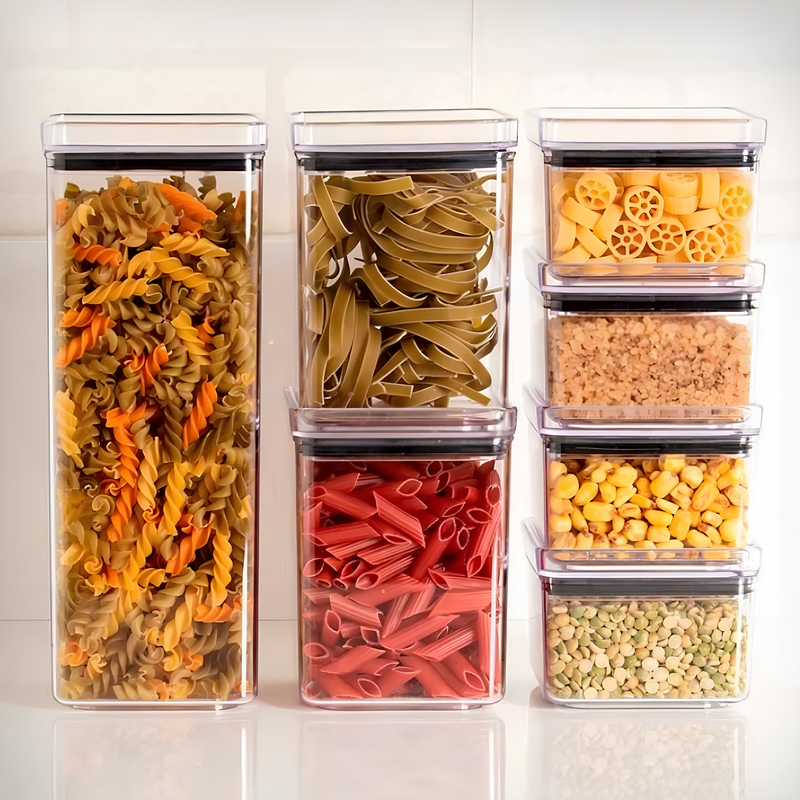 [Pague 5 Leve 10] Kit Potes Herméticos Sealbox© - Organização e praticidade