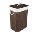 Cesta Retangular de Bambu – Organize com estilo e consciência