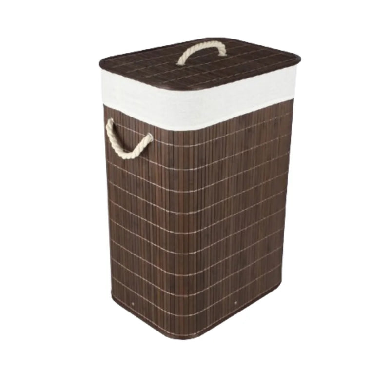 Cesta Retangular de Bambu – Organize com estilo e consciência