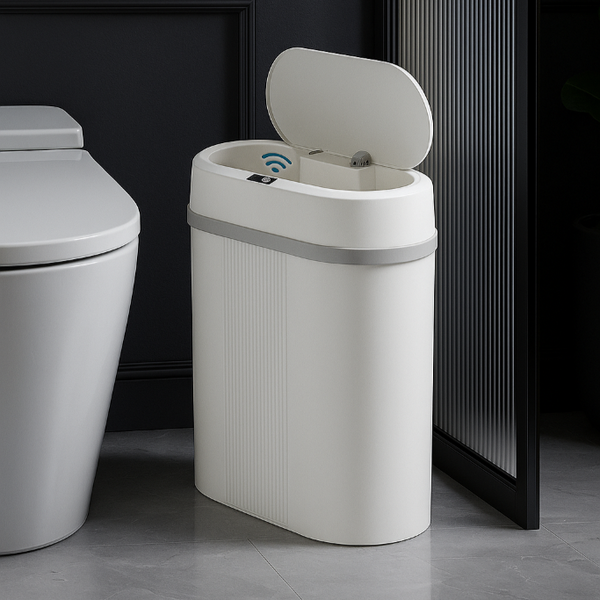 Lixeira Inteligente 15L com Sensor – Tecnologia, praticidade e higiene no seu dia a dia