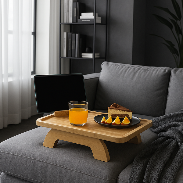 Apoio de Sofá com Suporte Giratório – Conforto, funcionalidade e estilo moderno