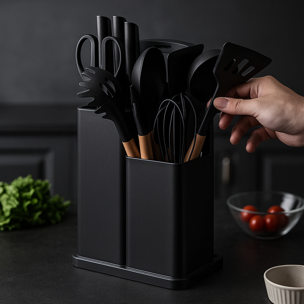 Kit Utensílios de Cozinha 19 Peças