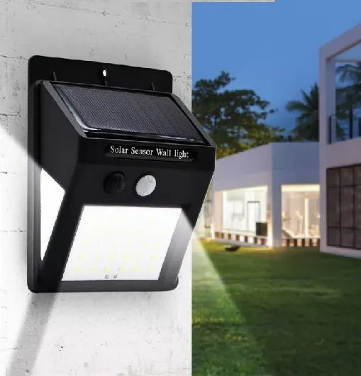 Luminária Solar Led Automática Sensor De Presença